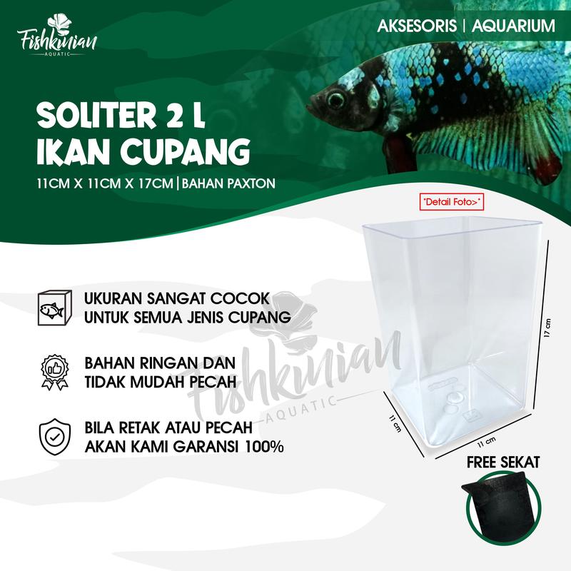FISHKINIAN AQUARIUM PAXTONE UNTUK IKAN CUPANG - Shop | Tokopedia
