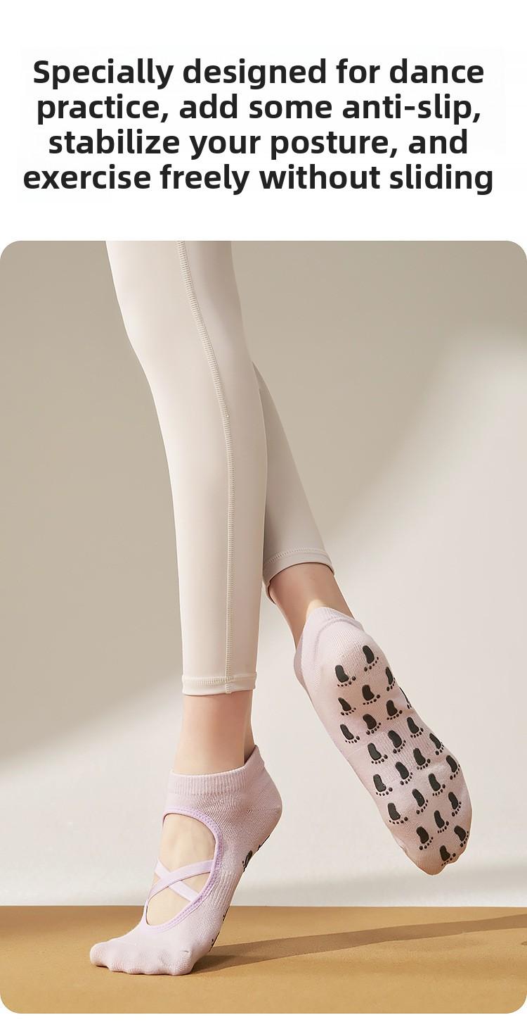 Product Introduction of Yoga Non-Slip Socks for Women Professional Training Breathable Sweat-Absorbing Non-Slip Pilates Yoga Socks 23