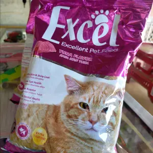 2 pack Excel Pakan Kucing 500g. Tuna Flavor