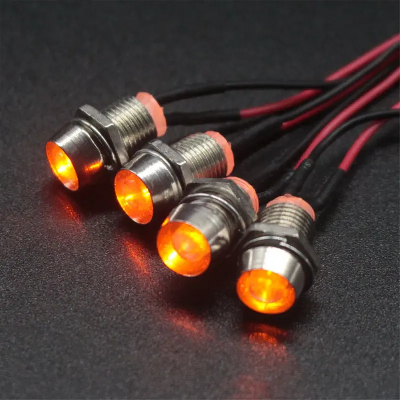Bộ đèn LED RC, Mới, dành cho bánh xích 1 / 8 1 / 10 1 / 12, Đèn pha dễ lắp đặt, Thích hợp cho ô tô trôi dạt, đèn pha xe tải RC, cho HSP, HPI, MN99, MN90, Wltoys 6