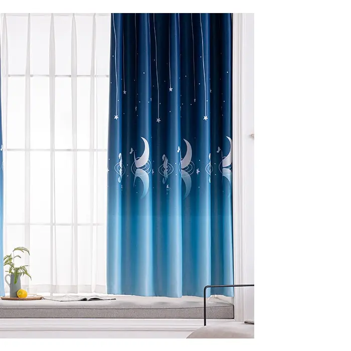 Rèm Dán Tường Họa Tiết Hiện Đại Không Cần Thanh Treo Cao 2m Decor Trang trí Chống nắng Nhà cửa Nội thất Đời sống Tiện lợi
