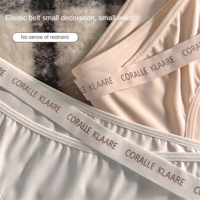 Product Introduction of Đồ Lót Thể Thao Cho Nữ, Phong Cách Dễ Thương Và Gợi Cảm, Thiết Kế Chữ Chéo, Chất Liệu Lụa Lạnh Và Cotton Mới 2024, Đáy Quần, Thích Hợp Cho Bé Gái, Kiểu Tam Giác Gợi Cảm, Phần Mỏng Mùa Hè, Quần Lót 24