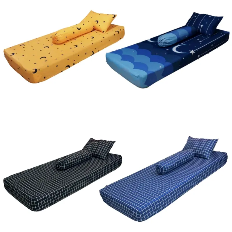 Seprai Resleting 90x200x20 Sarung Kasur No 4 Single 0