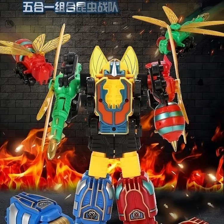 Beast Wars Insect King Kong Five-in-One Optimus Bee God of War Children ...