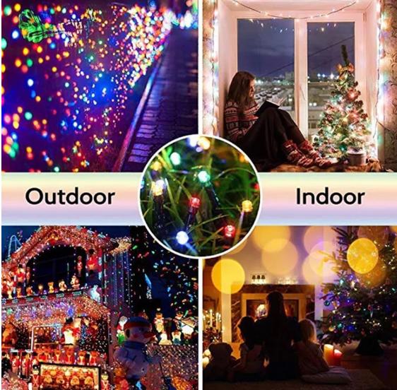 Product Introduction of Solar 100L led string fairy light party outdoor Christmas lights 5