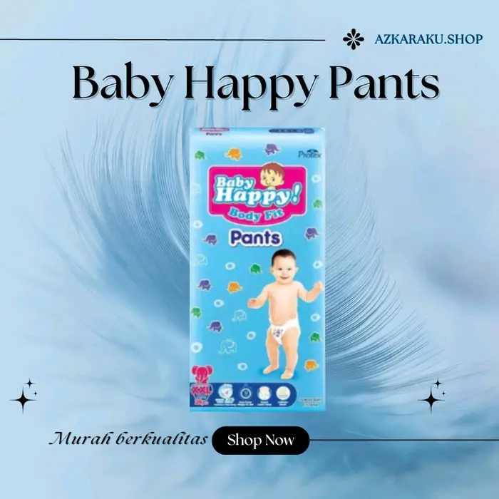 Promo 4 Ball Baby Happy Size(S38+2,M32,L28,XL26,XXL4,M20,L20,XL20,XXL18) Bayi Diaper Popok 5