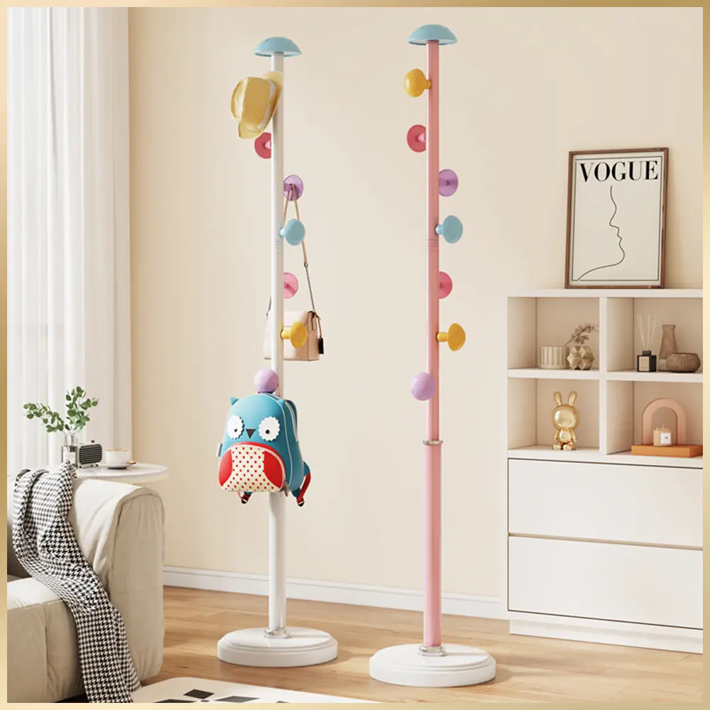 Eyre（Favorit Pelanggan） Rak pakaian jenis lantai kamar tidur menggantung rak mantel rak mantel kamar tidur rak pakaian vertikal pakaian sederhana rak pakaian sub Clothes rack floor type bedroom hanging coat rack coat rack bedroom vertical simple clothes c