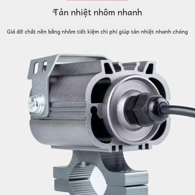 Đèn Laser Xe Máy Siêu Sáng, Hàng Mới, Pin Ngoài, Đèn LED Sửa Đổi Xe Ô Tô, Ánh Sáng Mạnh, Đèn Lát Phong Cách Hiện Đại Phụ Tùng 4