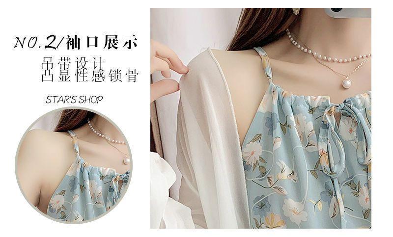 Product Introduction of Váy Hai Dây, Váy Voan Hoa, Quần Áo Chống Nắng, Áo Voan, Áo Cardigan, Bộ Đồ Hai Mảnh Cho Nữ, Váy Đi Kỳ Nghỉ Trên Bãi Biển, Váy Dài 4