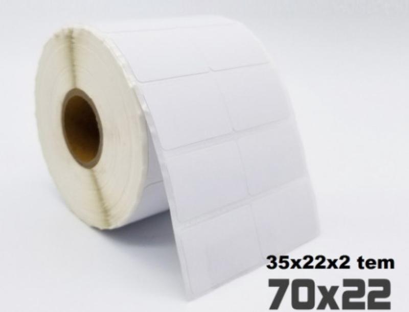 Decal in tem mã vạch 2000 tem Giấy in nhiệt 35x22x2 Tem Giấy in mã vạch Tem nhiệt 70x22 74x22 72x22 nhãn dán 35x22mm tem ghi chú 35*22 decal dán được  35x22 CHINA