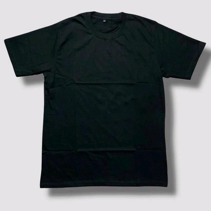 Baju stelan tes pendidikan akademi polisi tni warna putih polos nyaman kaos celana pria hitam katun  Lengan pendek Polos 3