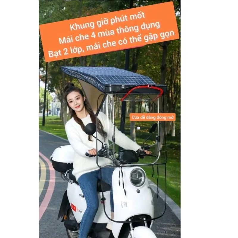 Mái che, ô che, dù che, mui che, rèm che, trùm che, bạt che xe gấp gọn trong phút mốt, phụ kiện xe 860 1
