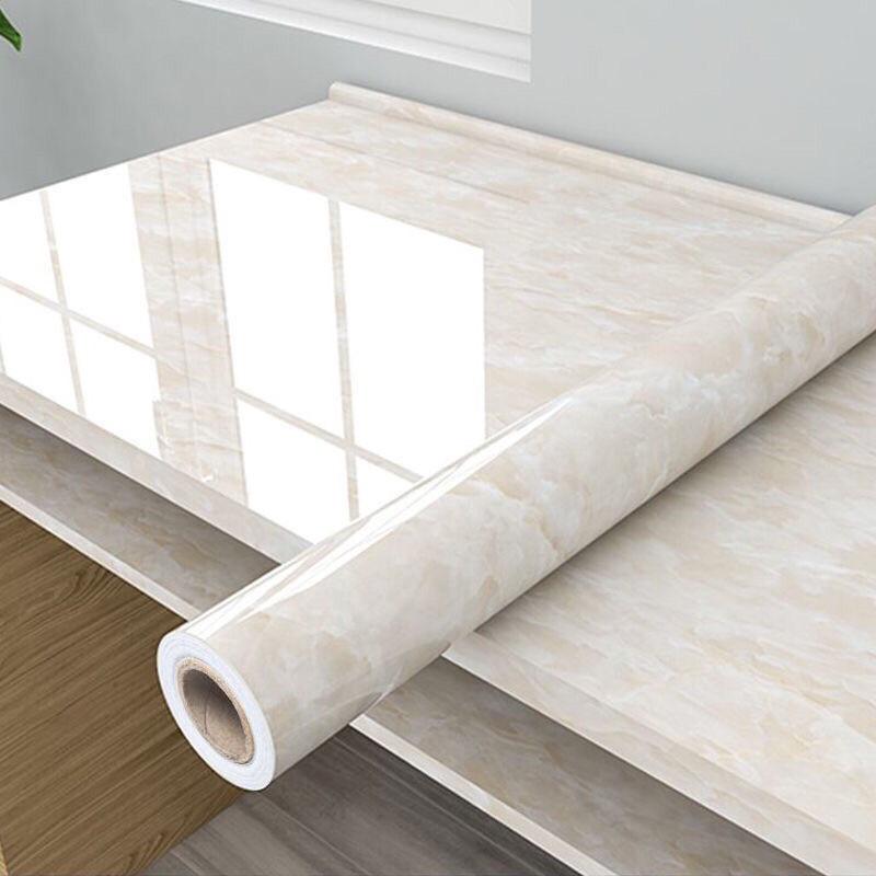 Decal dán tường, dán bếp, dán bàn tủ vân đá tráng nhôm khổ rộng 60cm chống nước và chịu nhiệt độ cao mã Decor 41 Decor Phòng hình dán trang trí phòng bếp