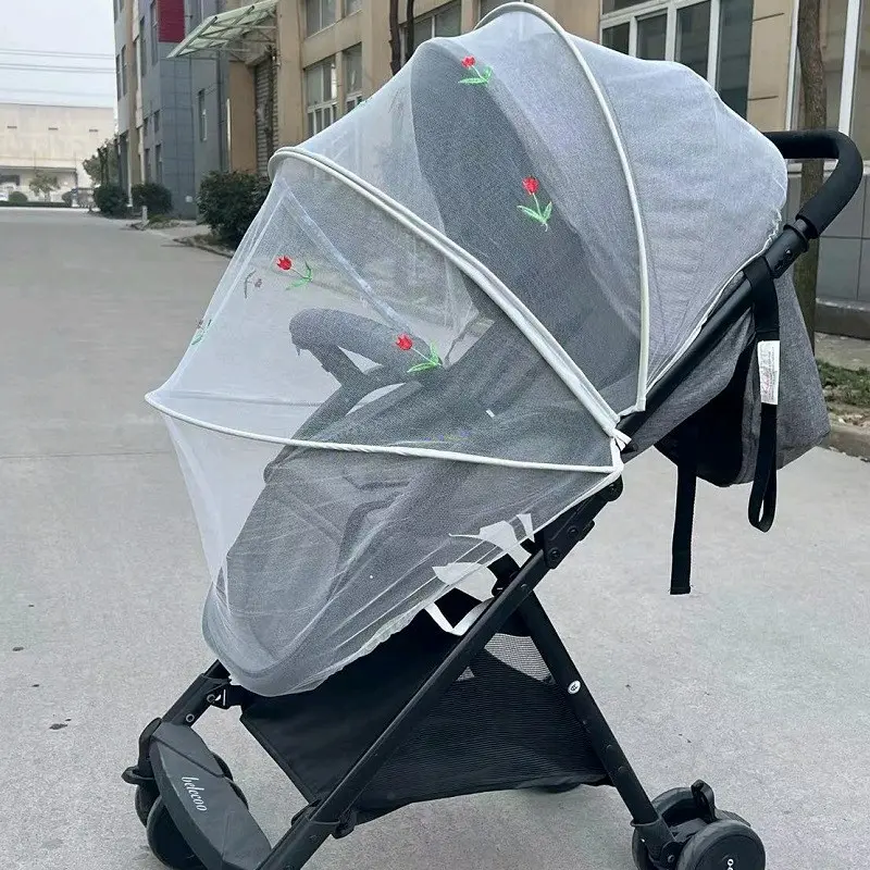Màn chụp xe đẩy chống muỗi cho bé phù hợp với 99% các loại xe đẩy đơn 3