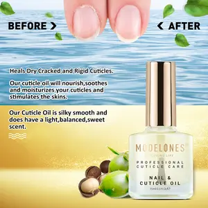 Modelones Minyak Kutikula Kuku Vitamin E Resin Alami 15ml Melindungi Kuku Nail Nutrisi dan Perlindungan Ekstra