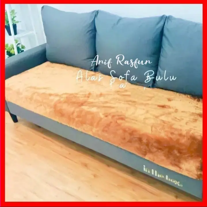 Alas Sarung Sofa Tamu Bulu Rasfur Ukuran 170X100cm Dan 100X85cm 3 2 Seater Tempat Dudukan Alas Kursi Sofa Tamu Bulu Rasfur Alas Kursi Kayu Ruang Tamu Alas Sarung Sofa Tamu 3 Tempat Duduk Set Sarung Sofa 3