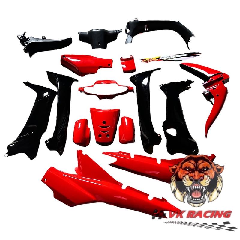  Dàn áo wave zx màu đỏ đen - tặng tem 