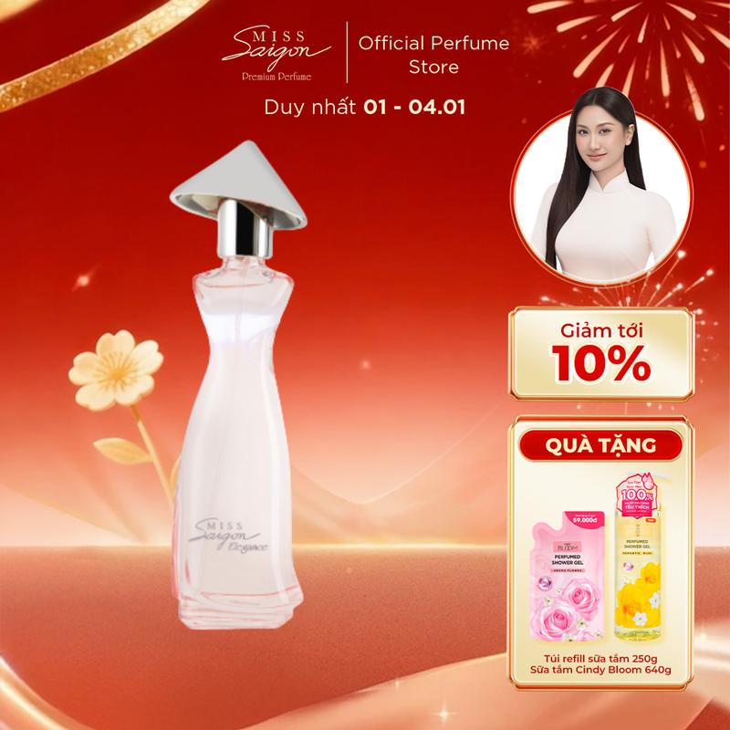 QUÀ TẶNG Noel Xmas Giáng Sinh Nước Hoa Nữ MISS SAIGON ELEGANCE Ruby N3 Hương Thơm Ngọt Ngào Nhẹ Nhàng 50ml