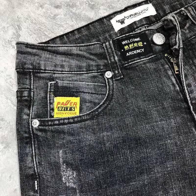 Product Introduction of Quần Jean Thêu Cho Nam, Bộ Sưu Tập Thu Đông 2021, Thời Trang Phong Cách Hàn Quốc, Quần Mỏng Dáng Ôm, Co Giãn, In Hình, Quần Thường Ngày 14