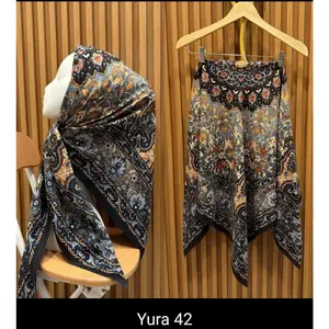 HIJAB SEGI EMPAT MOTIF TERBARU/SEGI EMPAT MOTIF VOAL PREMIUM paket jilbab