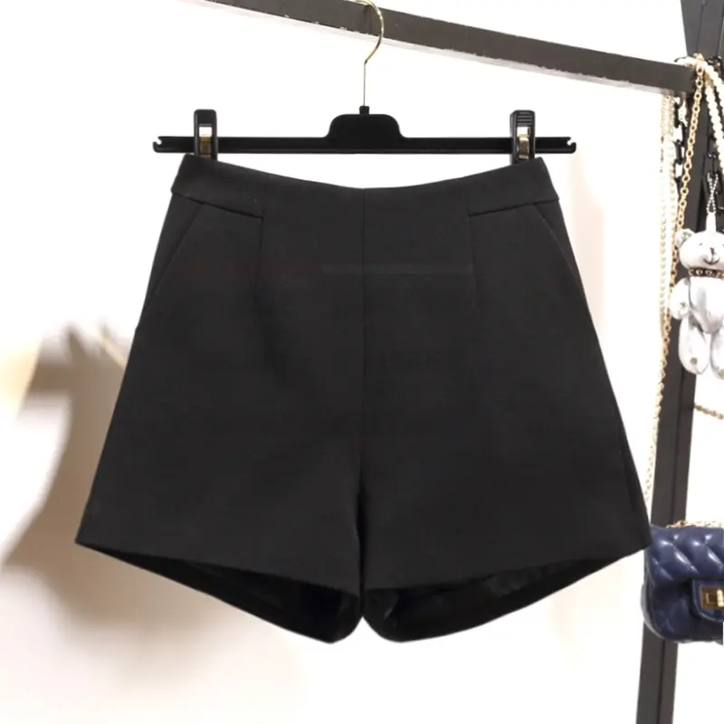 SB ZARA SHORT EDISI 11.11 SALE - CELANA PENDEK HOTPANTS HIGH WAIST [ AVAILABLE S,M,L,XL - JUMBO BIGSIZE ] Celana Pendek Wanita Hitam Coklat Putih Santai 2