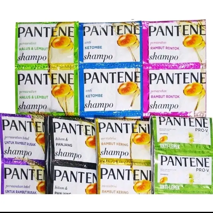 60 sachet shampo pantene (5) Anti Ketombe