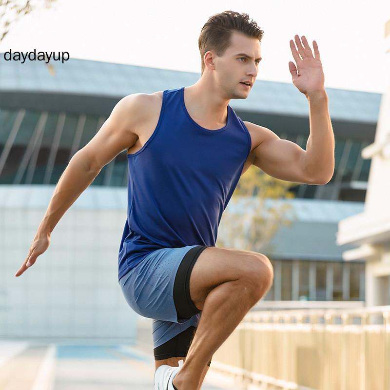 Product Introduction of Summer Men Sports Tank Top Large Casual Breathable Quick Drying Outdoor Running Vest 14