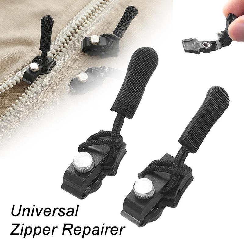 Product Introduction of 2/6/10 Pieces Zipper Repair Kit Universal Instant Zipper Repair Replacement Zipper Sliding Teeth Rescue Zipper Head For 3 Sizes 13
