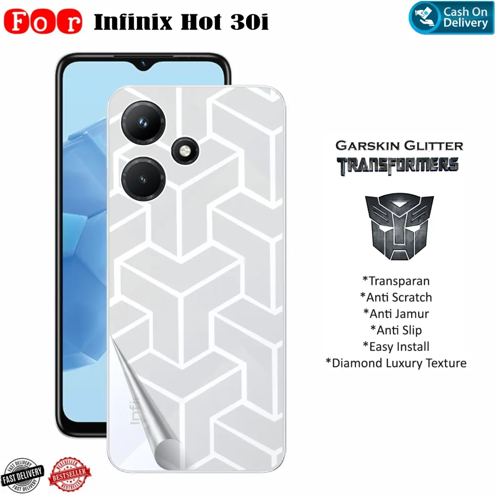 Garskin Infinix Hot 30 30i Skin Carbon Cover Sticker Handphone Motif