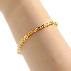 Gelang Rantai Titanium Wanita Anti Karat Aesthetic Perhiasan Elegan Cantik Mewah Elegan Cantik Mewah Elegan Bracelets Berlian