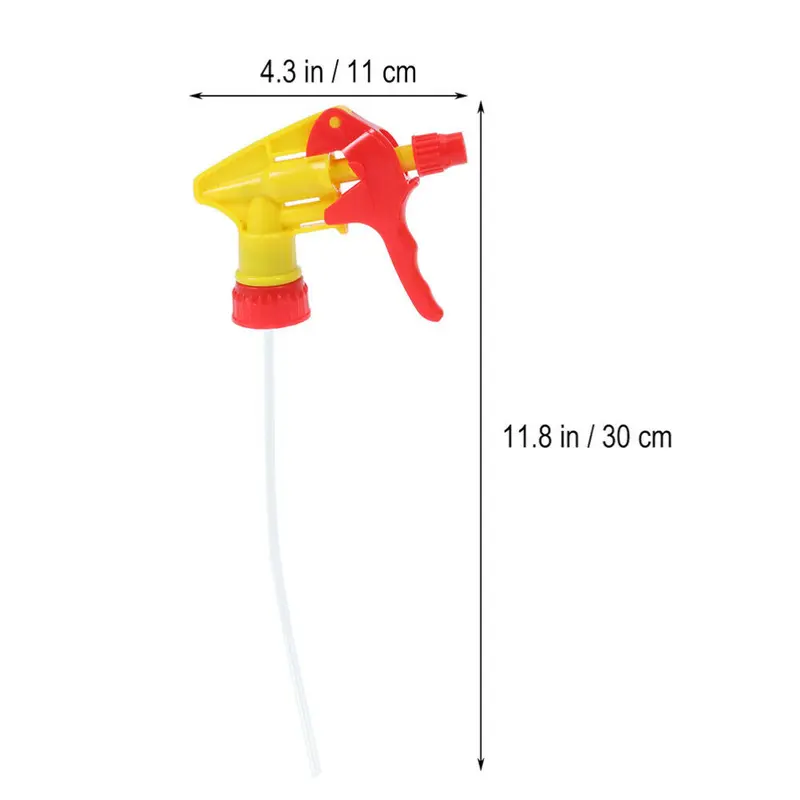 Bình Xịt Kích Hoạt Chịu Hóa Chất Hạng Nặng, 6 Cái, Bình Xịt, Đầu Vòi Phun 1