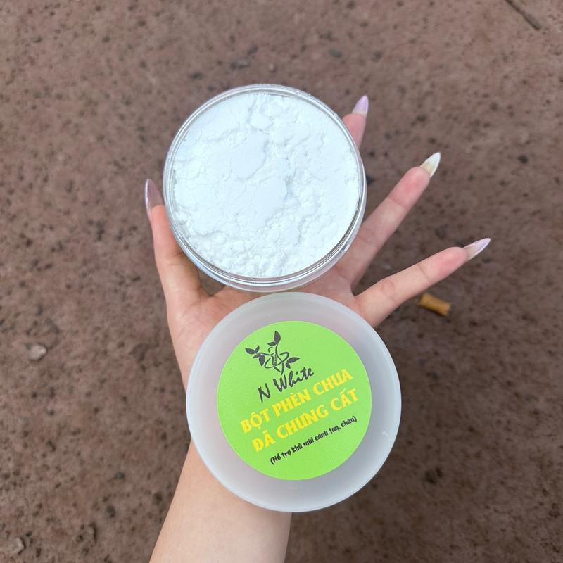 200Gram Bột Phèn Chua Chưng Cất không mùi( Che Tên Sản Phẩm)