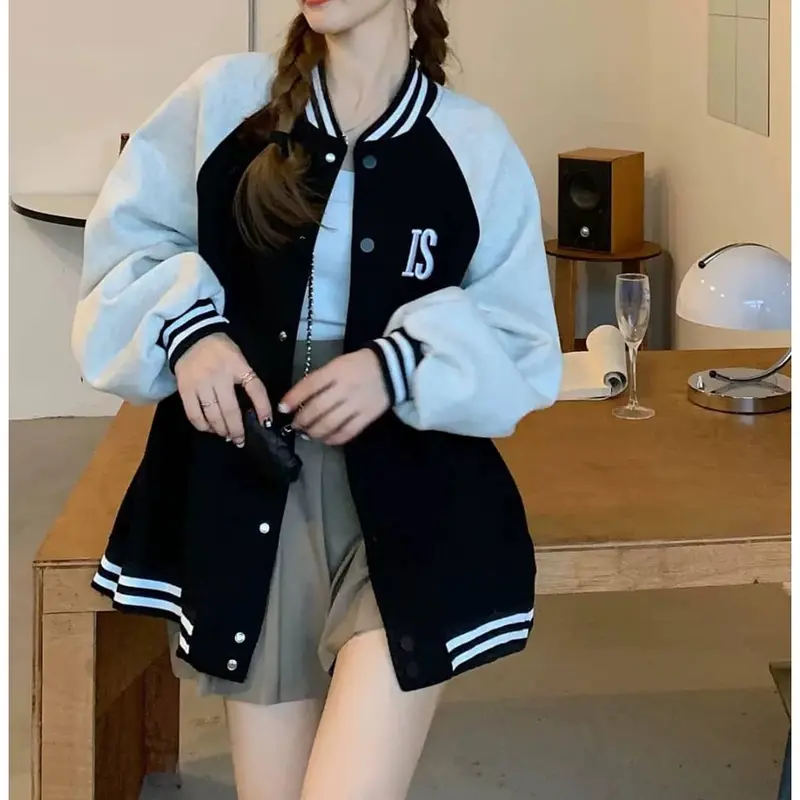 IS BORDIER VARSITY JAKET BASEBALL OVERSIZE | JAKET BOMBER WANITA | VARSITY JAKET TERBARU 0