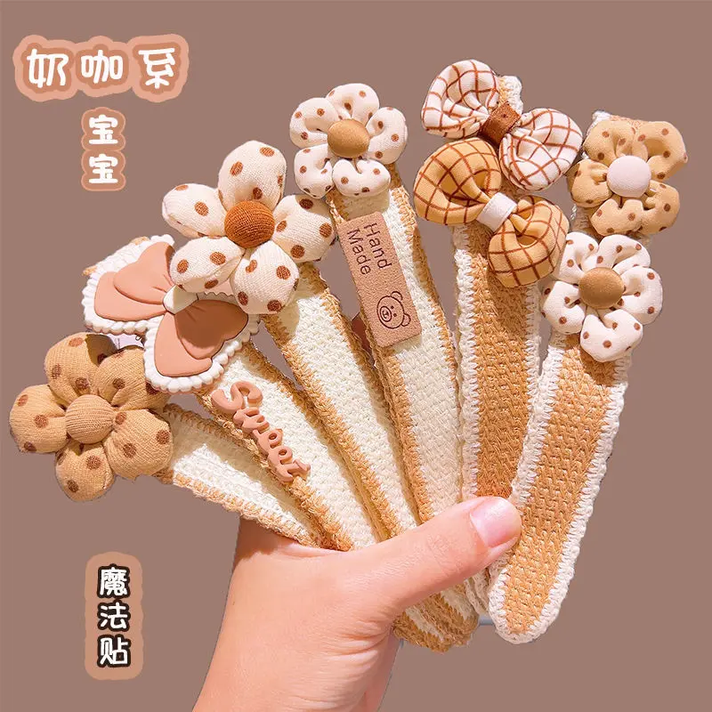 Miếng Dán Tóc Mái, Dành Cho Trẻ Em, Miếng Dán Tóc Con, Băng Đô Quai Dán Cho Bé Mới, Kẹp Tóc Cho Bé Gái, Phụ Kiện Tóc, Băng Đô Cho Bé Gái, Phụ Kiện Đội Đầu