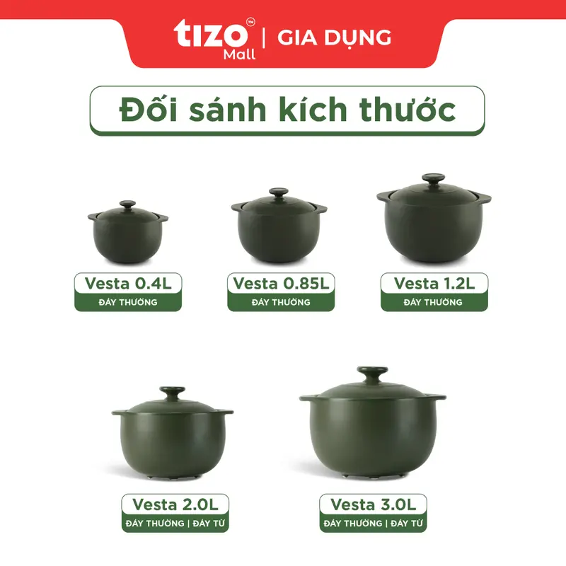 [PHÙ HỢP KHO QUẸT, NẤU CHÁO] MINH LONG TỰ HÀO HÀNG VIỆT | NỒI SỨ DƯỠNG SINH MINI DÙNG ĐỂ KHO THỊT, NẤU CHÁO, CHƯNG YẾN DÙNG ĐƯỢC CẢ NỒI NẤU CHẬM TỰ HÀO HÀNG VIỆT 3