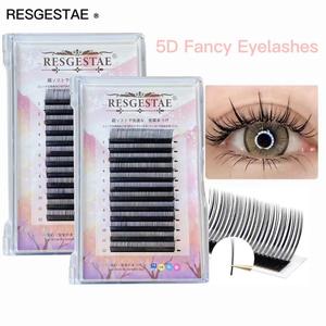 ขนตาเทียม ร้านดอกไม้ 5D ต่อกิ่ง ความหนา 0.07 ไม่หลุดร่วง ผมง่าย เครื่องมือเสริมความงาม ปลูกต้นไม้ด้วยแว่นตา