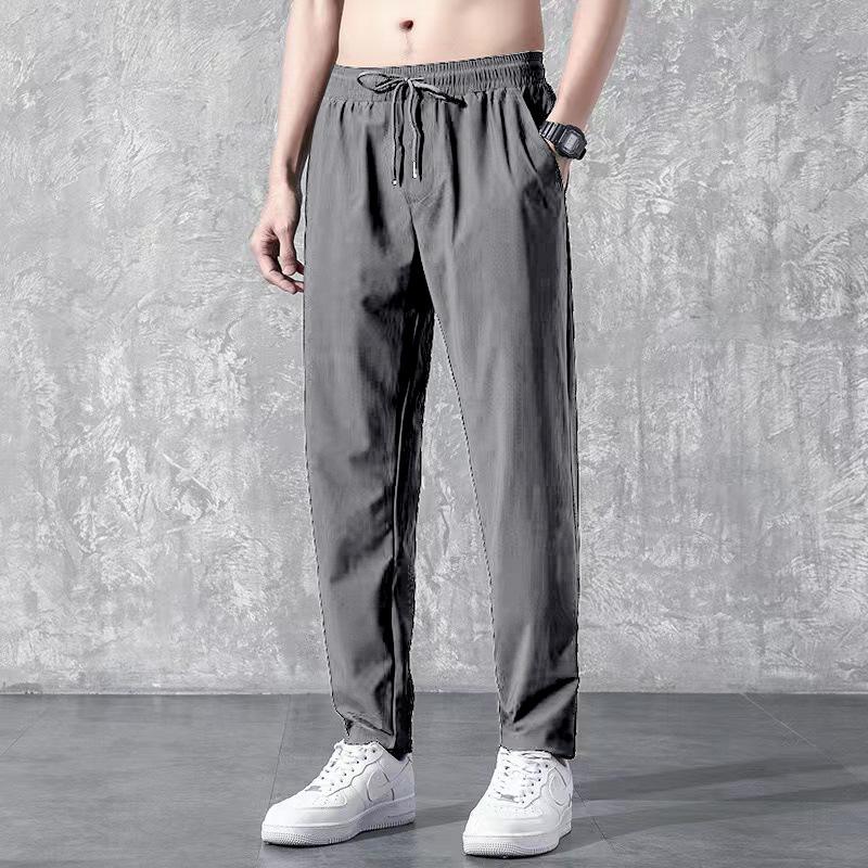 Product Introduction of Quần Thể Thao, Lót Lông Cừu, Dày Dặn, Thích Hợp Cho Mùa Thu Và Mùa Đông, Quần Thường Ngày Dáng Suông Rộng, Dành Cho Nam Giới, Màu Trơn Quần Dài Co Giãn, Thích Hợp Cho Công Việc 2
