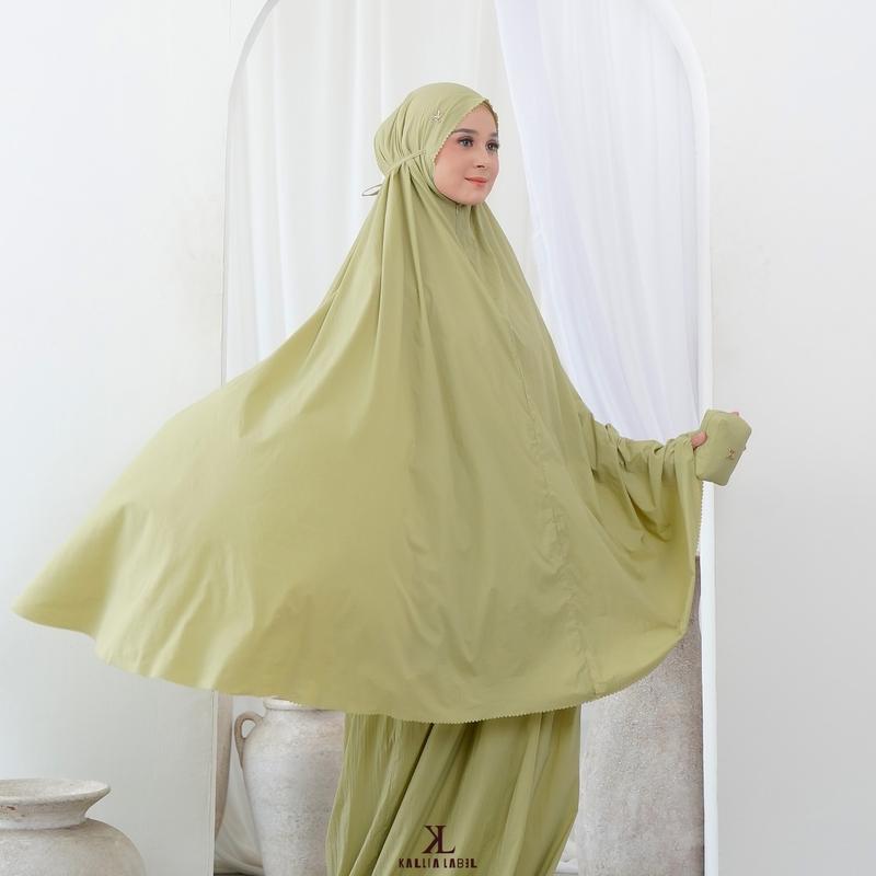 Alula Travel Prayer Set | Mukena Mini Travel Premium by Kallia | Packaging with box 5