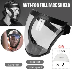 Super Protective Face Shield Anti-Fog Full Face High-Definition Protective All-Inclusive Face Protection for Adults Reusable