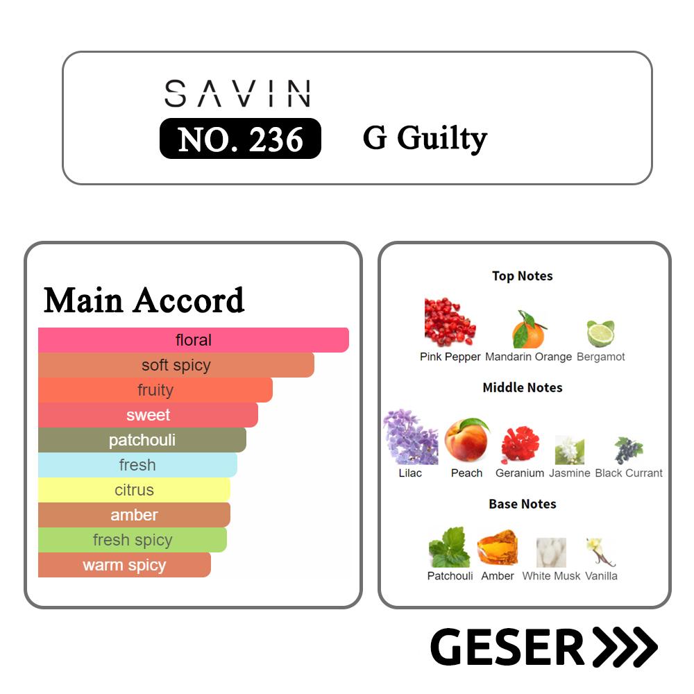 SAVIN  PARFUM 236. QUILTY