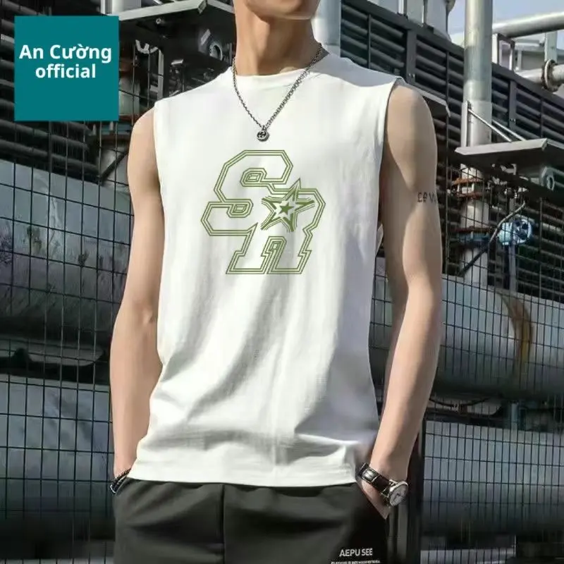 Áo ba lỗ nam unisex sát nách nam áo tanktop thể thao vải thun lạnh co dãn 4 chiều  - ancuong.official-12 Nhung Menswear