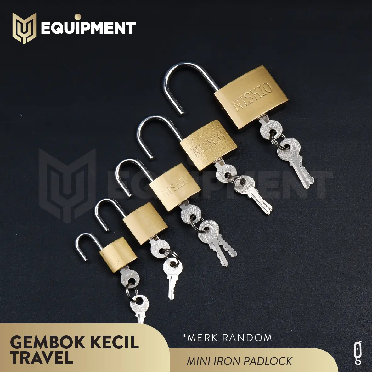 gembok kecil koper travel / luggage suitcase safety mini padlock / resleting tas locker loker lemari laci kabinet kandang / 50mm 40mm 30mm 25mm 20mm