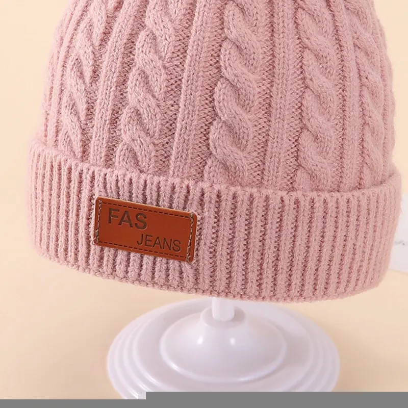 3Pcs Topi Kupluk Syal Sarung Tangan Musim Dingin Winter Bayi Anak Bahan Rajut 7