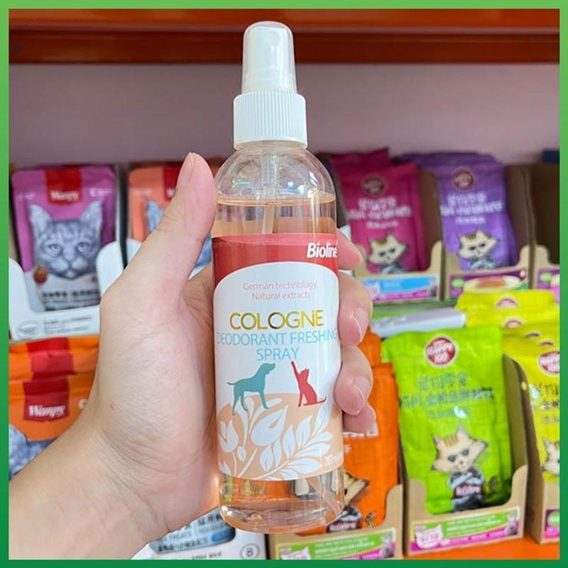 Nước hoa Bioline chuyên dụng khử mùi cho chó mèo - Chai 207ml 2