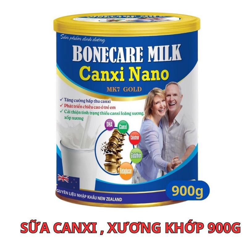 [CHÍNH HÃNG] Sữa non Bonecare Milk Canxi Nano MK7 tăng chiều cao, chắc khỏe xương khớp - Hộp 900g 1