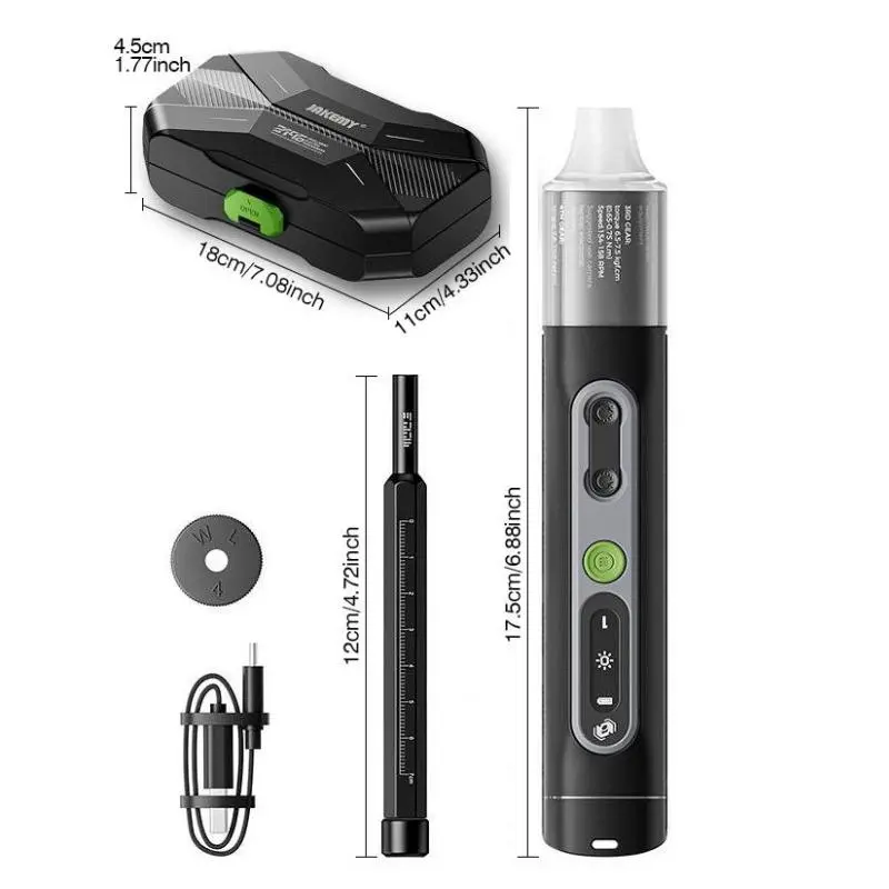 Multifunctional Electric Screwdriver Set, USB Rechargeable Electric Screwdriver Set, Professional Repair Screwdriver Set, Mechanic Essentials 1