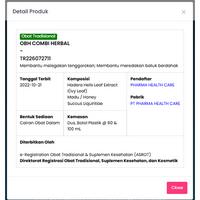 Gambar OBH Combi Herbal 100 Ml - Obat Batuk Herbal dari Apotekmandjurofficial Kota Administrasi Jakarta Pusat 4 Tokopedia