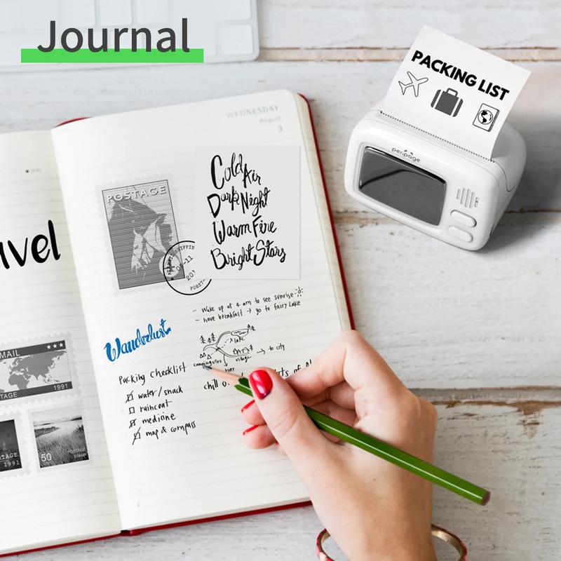 Product Introduction of Peripage A2 Printer BT Thermal Printer Pocket Label Maker All in One Adhesive Tag DIY Date Picture Photo Label Notes Printer 24