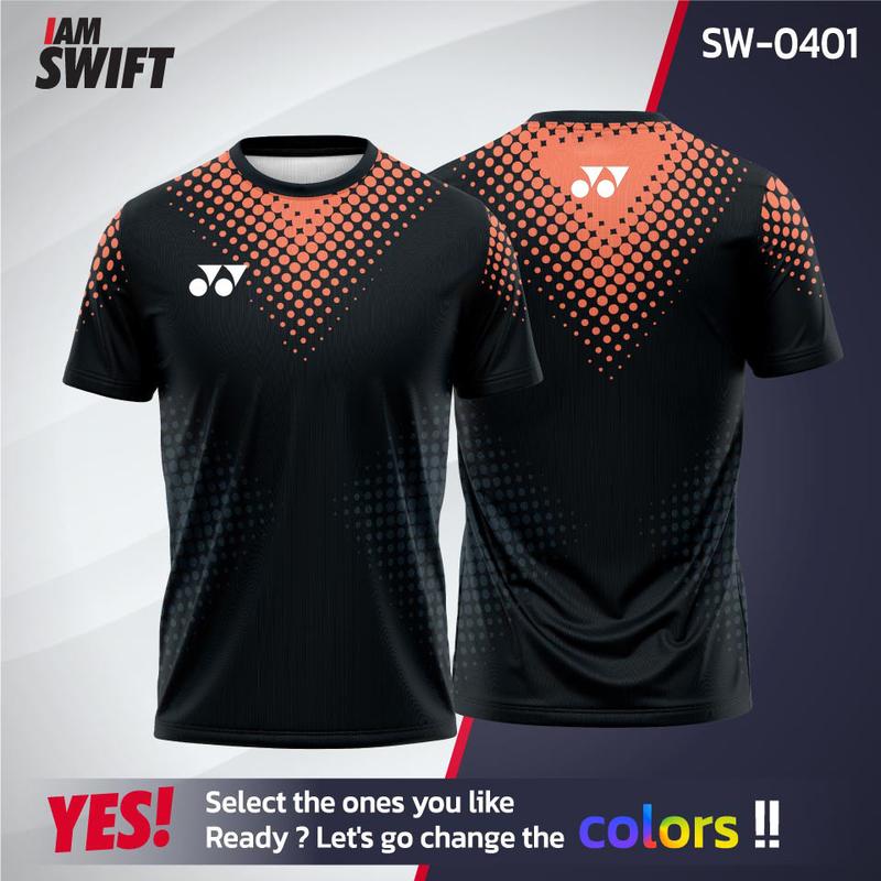 Jersey Fashion Sports T Shirt Leisure Loose Size Men's T-shirt Badminton Sports Running Pattern 3D Printed Sport Short Sleeves 1