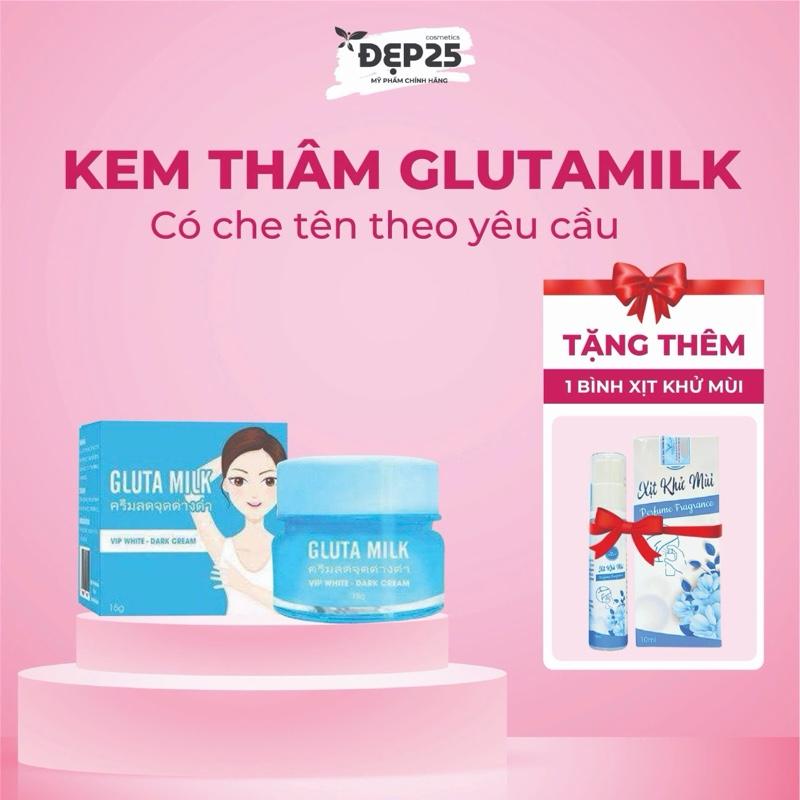 GIÁ SỈ 2 Kem Glutamilk Hỗ Trợ Giảm Thâm Nách -Thâm bikini 15g (Chính hãng) Kem Body Dưỡng Body